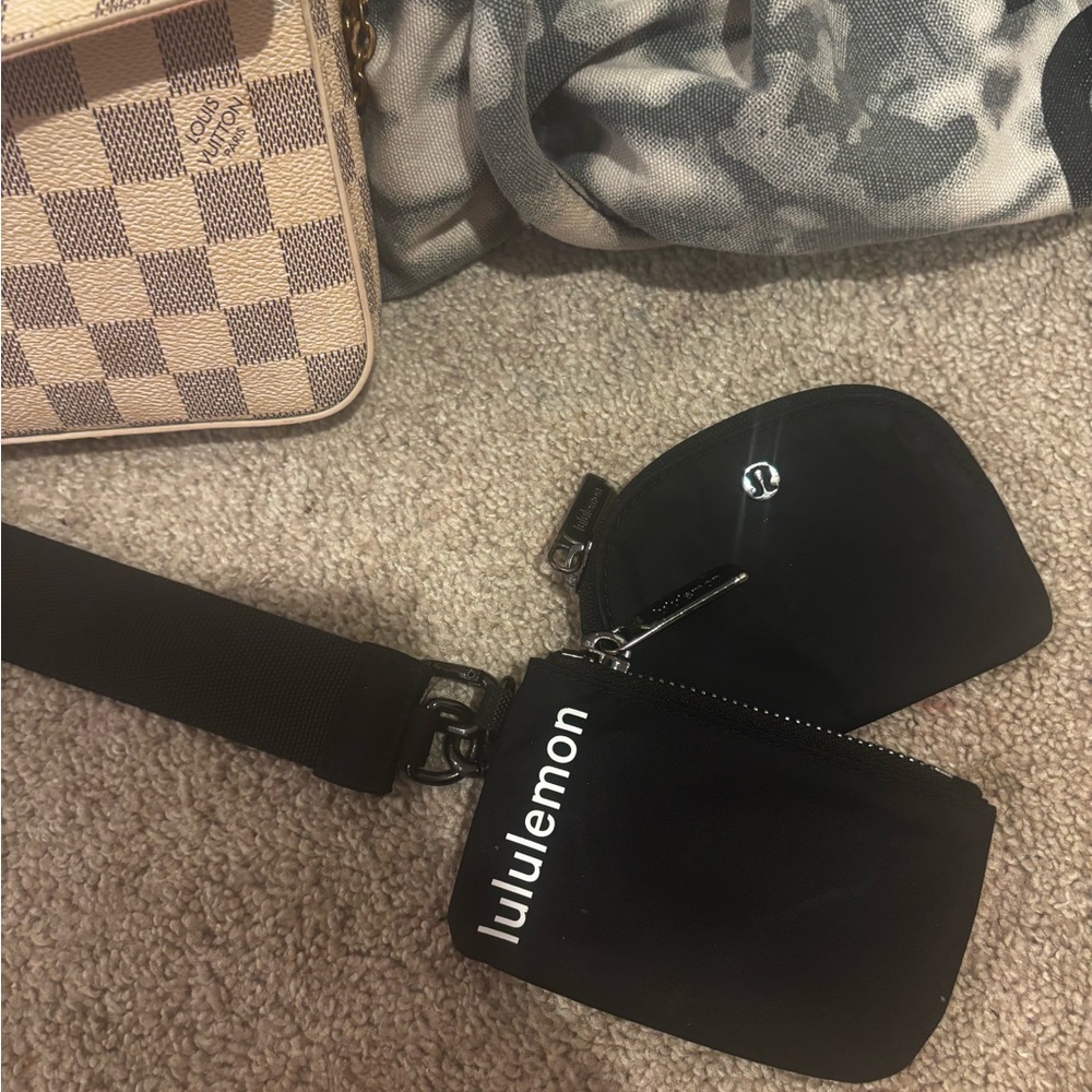 Lululemon Black Mini Pouch Set - image 1
